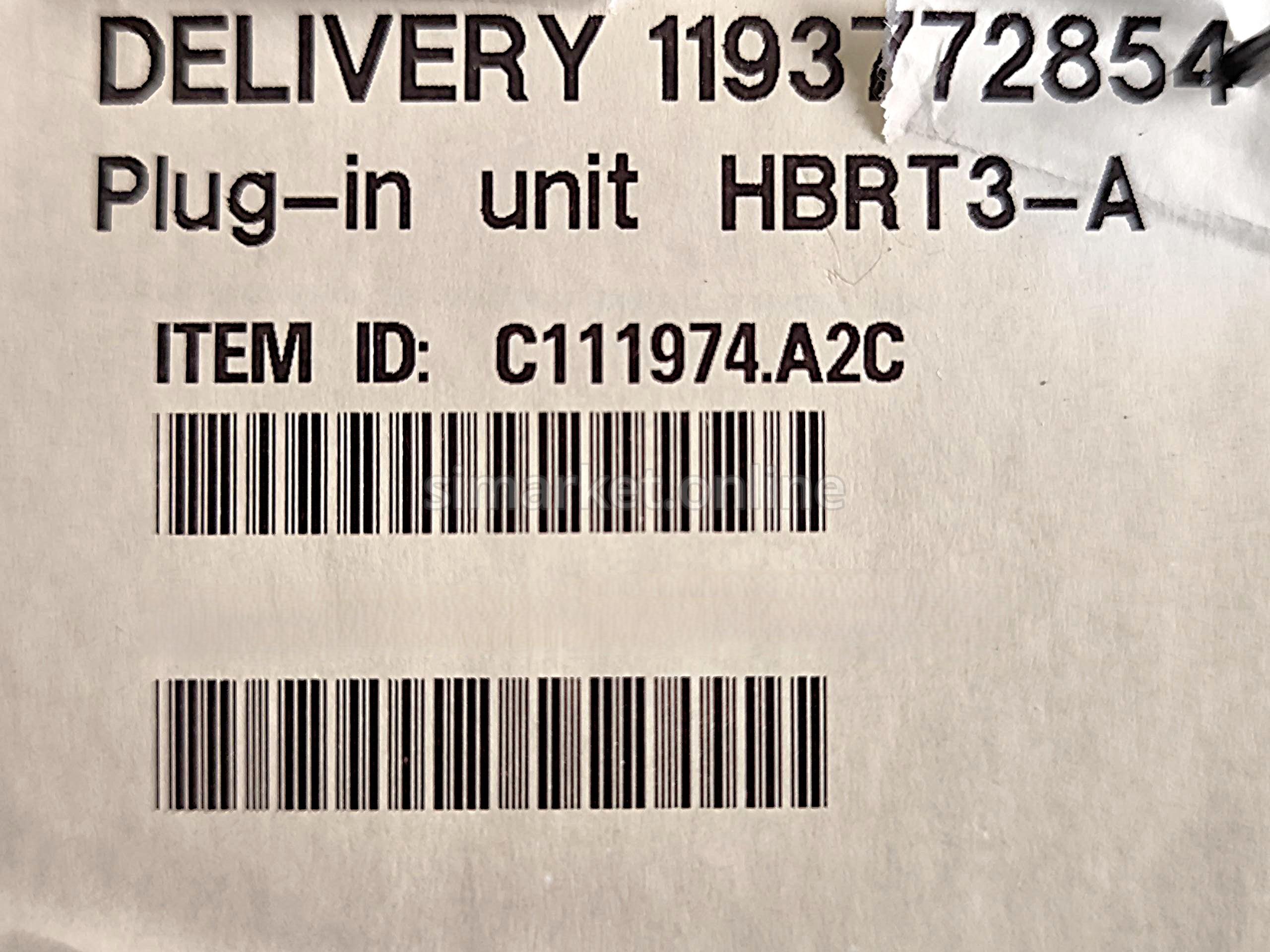Plug-in unit HBRT3-A - 1
